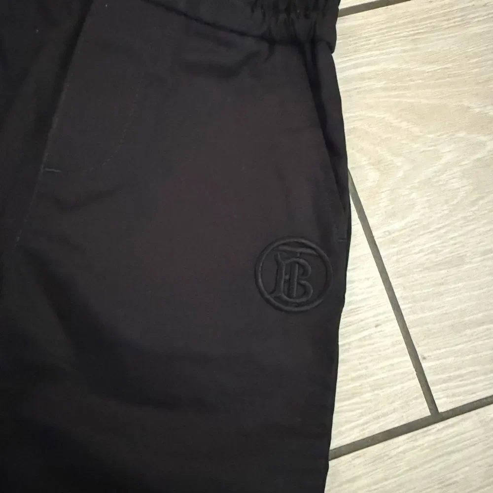 NWT Burberry Black Elastic Waist Trousers size 18 months